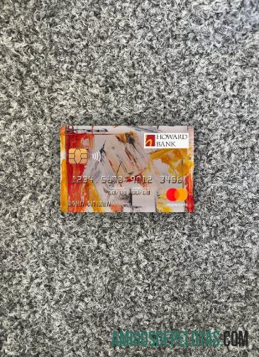 EUA Maryland Howard Personal Bank Mastercard Photolook Front exemplo real